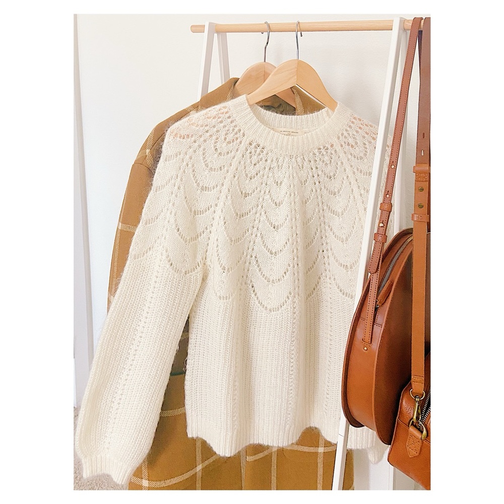 Sézane Paulin Jumper Ecru - Picture 5 of 12
